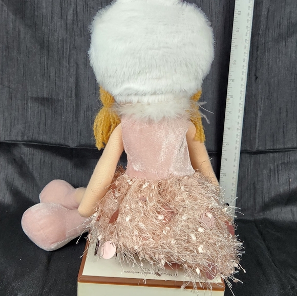 🩷 Jolie Fleur 22" Girl Ballerina Bunny Rabbit Doll Shelf Sitter Pink 🩷 - Picture 10 of 11